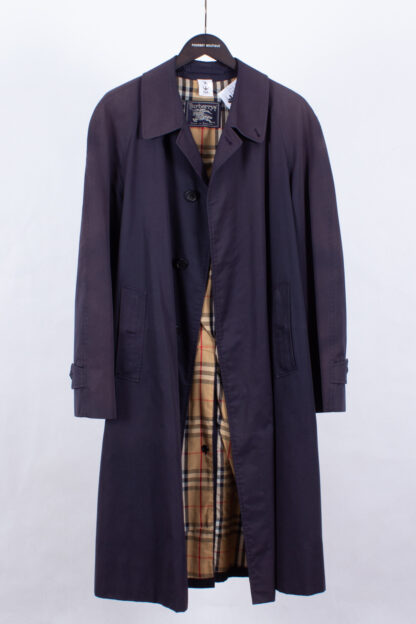 vintage burberry overcoat, branded vintage clothing, vintage clothing hull