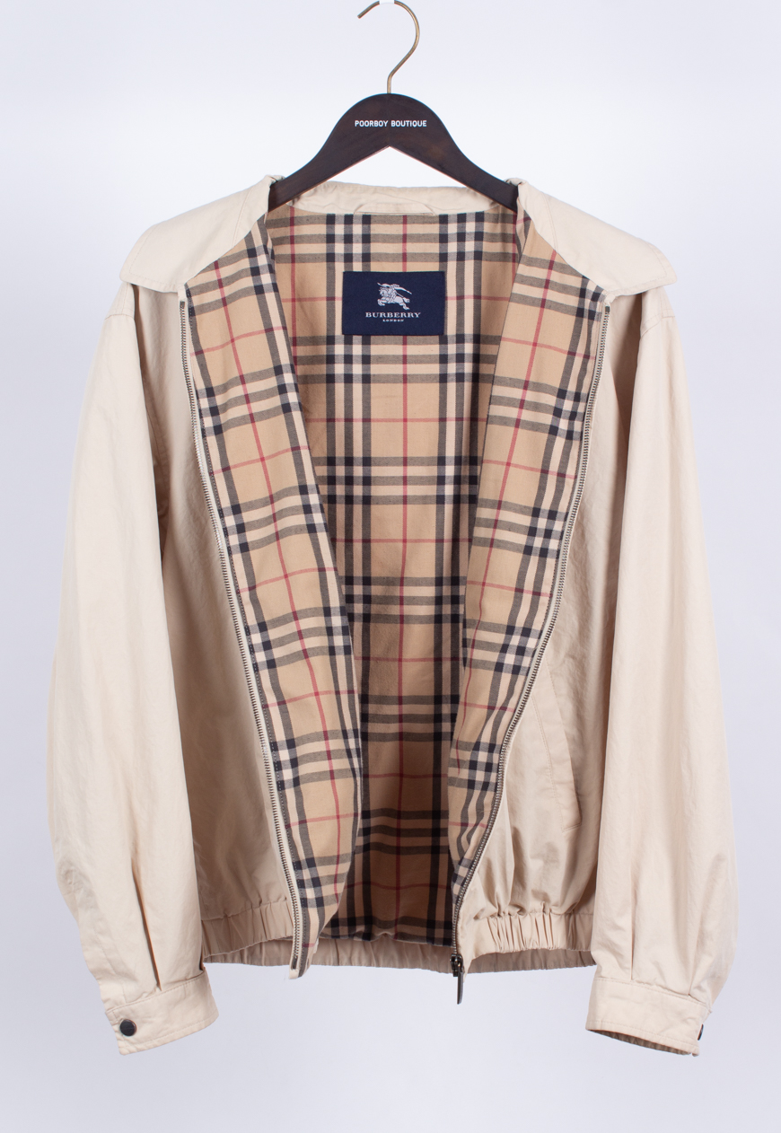 Vintage Burberry Nova Check Harrington Jacket | Vintage Online Store