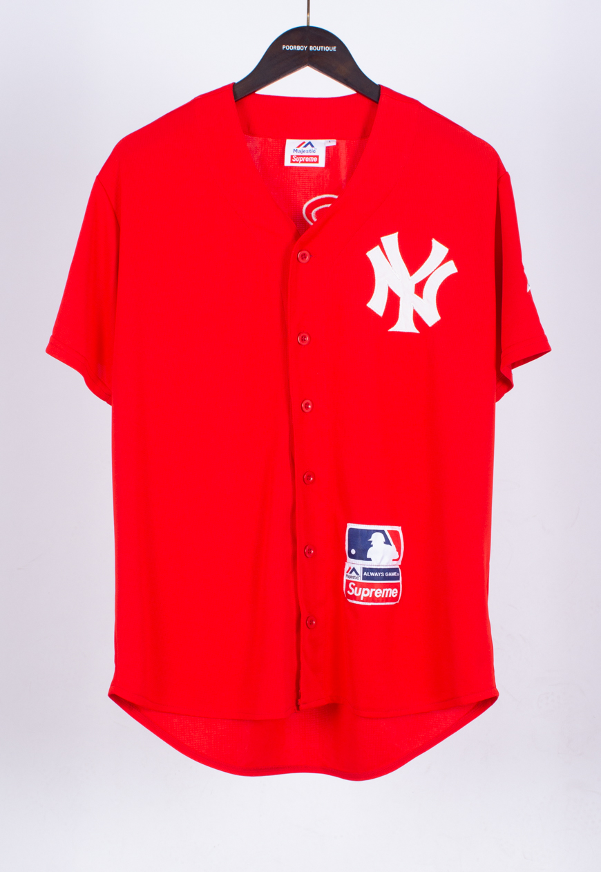 Vintage Supreme Baseball Yankees Jersey
