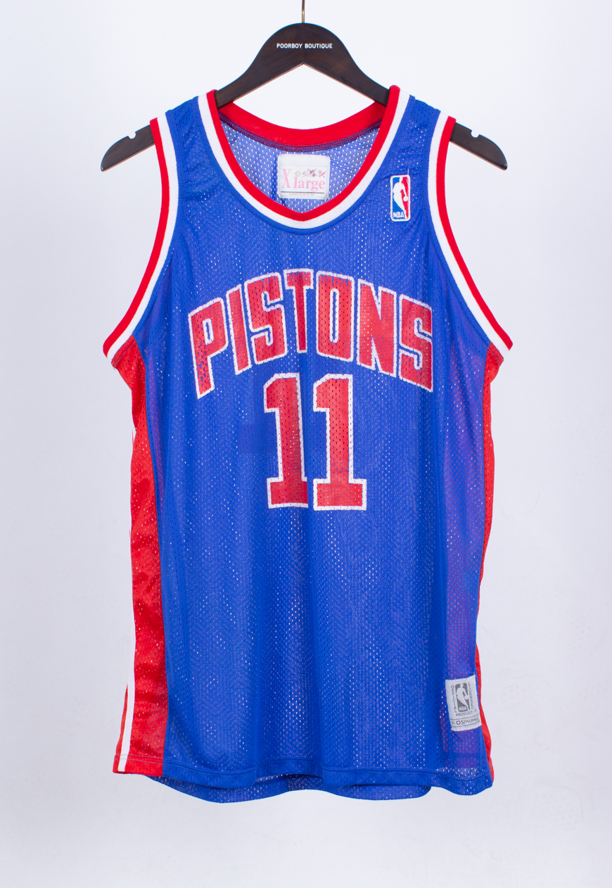 Vintage 90s NBA Basketball Jersey Vest Pistons | Retro Clothing UK
