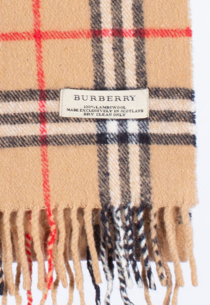vintage burberry scarf