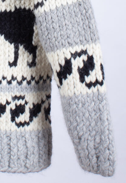 vintage chunky knit jumper cardigan