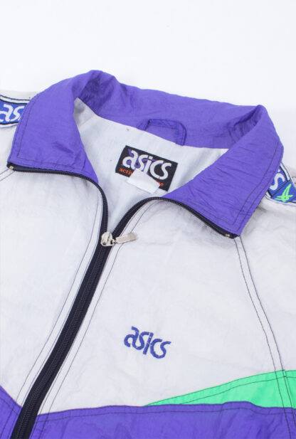 Vintage 90s Asics Shell Jacket, Poorboy Boutique, Vintage Jacket, Vintage Asics