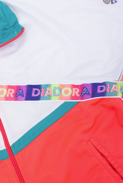Vintage 90s Diadora Track Jacket, Poorboy Boutique, Vintage Jacket, Vintage 90s Jacket