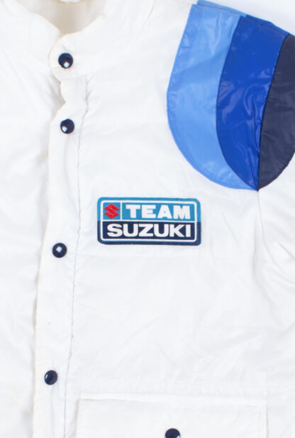 Vintage 90s Racing Coat, Branded Vintage Clothing, Vintage Suzuki Racing Coat