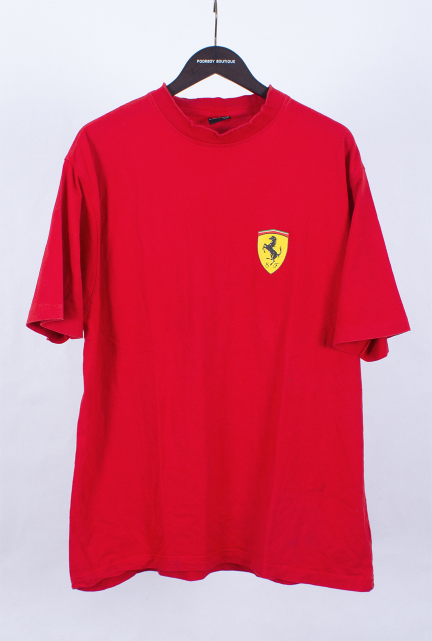 Vintage 90s Ferrari Racing Tee, Vintage F1 Clothing, Poorboy Boutique