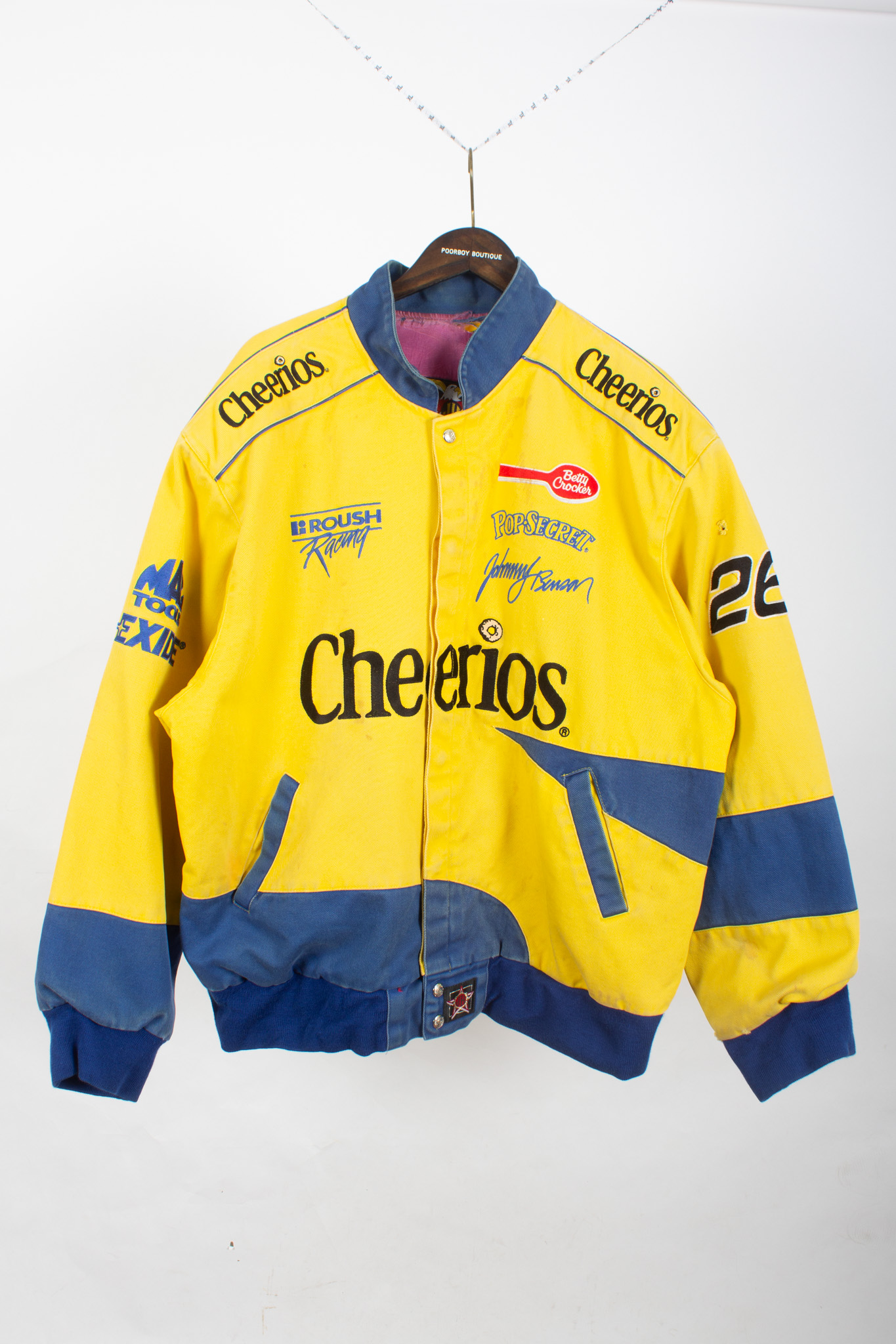 Vintage Nascar Cheerios Jacket | Poorboy Boutique Hull